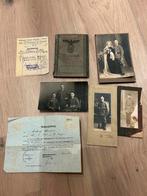 Duitse Wehrpass met foto’s en 2 documenten, Verzamelen, Ophalen of Verzenden, Landmacht, Duitsland, Foto of Poster