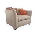Love Seat-1,5 zits fauteuil 119 cm br. Nieuw!  ecru en kleur, Ophalen, Stijlvol, Nieuw, 75 tot 100 cm