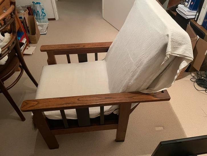 Oude Rookstoel met Karakter, Antiek en Kunst, Antiek | Meubels | Stoelen en Banken, Ophalen of Verzenden