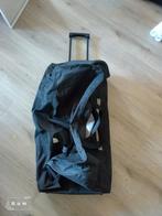 Zwarte Reistas met Wieltjes  merk : Newfeel, Uitschuifbare handgreep, 30 cm of meer, Gebruikt, Zwart
