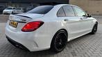 Mercedes-Benz C63 S AMG PANO/STOELVW/CAMERA/NAVI/PDC/SFEERVL, Auto's, Achterwielaandrijving, Gebruikt, 510 pk, Wit
