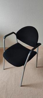 4 zwarte stoelen, stapelbaar, Ophalen, Zwart, Vijf, Zes of meer stoelen