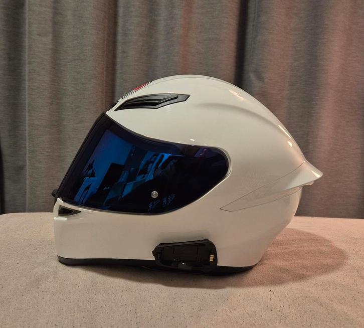 AGV K1S Integraalhelm + Cardo Freecom 2X, Motoren, Kleding | Motorhelmen, Dames, Heren, Integraalhelm, M, AGV, Tweedehands, Ophalen of Verzenden
