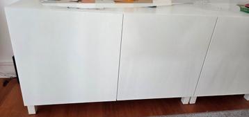 Ikea 5 wandkasten Besta wit - afbeelding 5