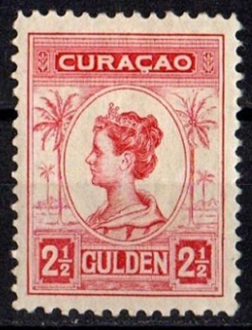 Curaçao nr. 70b Koningin Wilhelmina 1916 ongebruikt beschikbaar voor biedingen