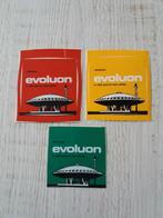 3 stickertjes evoluon eindhoven, Verzamelen, Ophalen of Verzenden, Zo goed als nieuw, Bedrijf of Vereniging