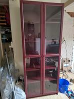 Ikea Billy Vitrinekast Wijnrood, Huis en Inrichting, Kasten | Vitrinekasten, Ophalen