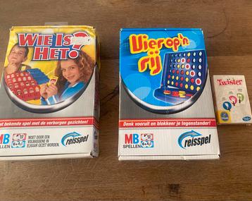 Reisspel mini wie is het  twister vier op een rij MB  beschikbaar voor biedingen