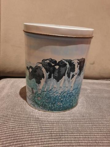 Vintage Blik met Koeien - Wiebe van der Zee Holland beschikbaar voor biedingen