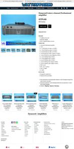 Dynacord L1600 2 kanaals Professional versterker P.A, Muziek en Instrumenten, Gebruikt, ., Ophalen of Verzenden, .