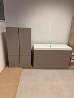 Wastafel meubel met wastafel + badkamer kast, Huis en Inrichting, Badkamer | Badkamermeubels, Ophalen, 100 tot 150 cm, Nieuw, Minder dan 100 cm