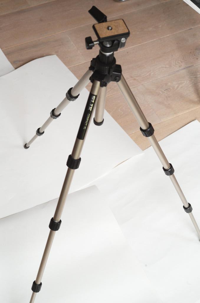 Slik Compact-XL C155 statief, Audio, Tv en Foto, Fotografie | Statieven en Balhoofden, Driepoot, Minder dan 150 cm, Ophalen of Verzenden