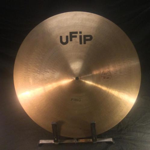 Ufip Ping ride, vintage 20", Muziek en Instrumenten, Percussie, Zo goed als nieuw, Overige soorten, Ophalen of Verzenden