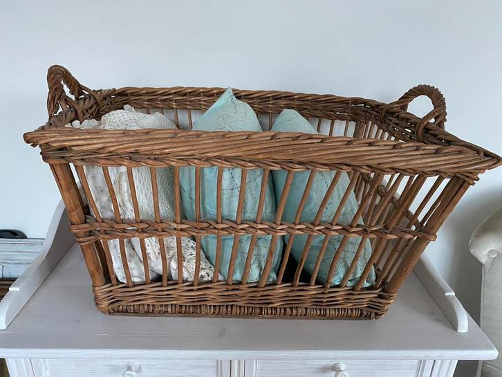 Brocante wasmand, Antiek en Kunst, Curiosa en Brocante, Ophalen