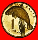 Ⰿ USA (1976-1980): GUYANA 1 CENT 1978FM SEA COW AND HOATZIN!, Ophalen of Verzenden, Noord-Amerika, Losse munt