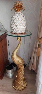 Bijzondere standaard met Ananas Lamp, Ophalen, Zo goed als nieuw, Glas, 75 cm of meer