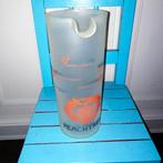 Peachtree likeur kan van kunststof met 4 longdrinkglazen, Ophalen, Overige materialen, Gebruikt, Overige typen