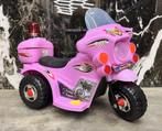 Politiemotor roze 6v Sirene - Verlichting - geluidjes - Lede, Ophalen of Verzenden, Nieuw, Overige typen