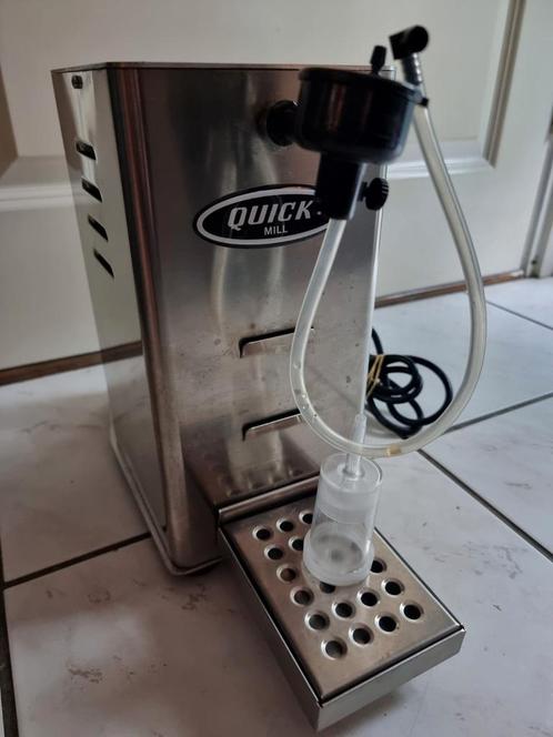 Quick Mill melk opschuimer RVS - Gebruikt, Witgoed en Apparatuur, Melkopschuimers, Gebruikt, Ophalen of Verzenden