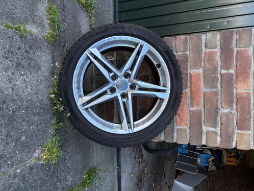 OEM Audi 18 inch velgen met Bridgestone All Season banden, Auto-onderdelen, Banden en Velgen, Banden en Velgen, All Season, 18 inch