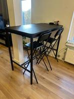Statafel met 3 stoelen, Huis en Inrichting, Tafels | Statafels, Ophalen, Gebruikt