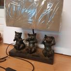 Tafellamp Nieuw Poezen Horen Zien en Zwijgen, Ophalen of Verzenden, Nieuw, Minder dan 50 cm