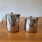 Alessi koffiepot 3 liter + theepot 2 liter roestvrij staal, Ophalen of Verzenden, Zo goed als nieuw