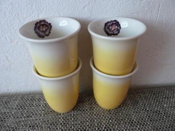 Melkbekers FairTrade - Thailand - 6 stuks z.g.a.n. beschikbaar voor biedingen