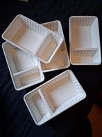 5 Frietbakjes. Hard kunststof, Huis en Inrichting, Ophalen of Verzenden, Gebruikt
