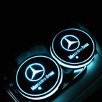 Mercedes LED Onderzetters - Bekerhouders - Sfeerverlichting, Auto diversen, Tuning en Styling, Ophalen of Verzenden