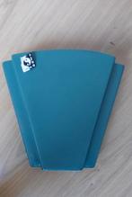 Keramische  vaas, groen, plat, design., Ophalen of Verzenden