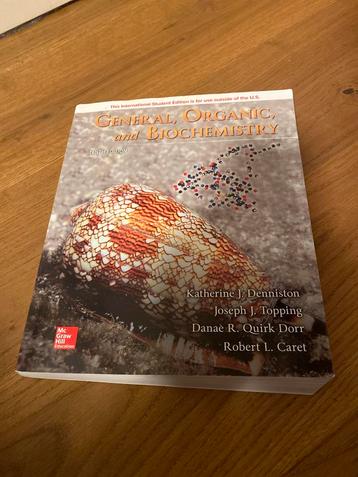 General, Organic, and Biochemistry - 10th Edition beschikbaar voor biedingen