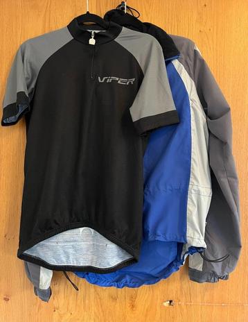 3-delig Fietsoutfit: Fietsjack-shirt-handschoenen (Bioracer) beschikbaar voor biedingen