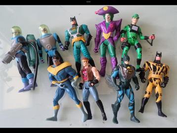 10 Vintage Batman DC Comics Actiefiguren beschikbaar voor biedingen