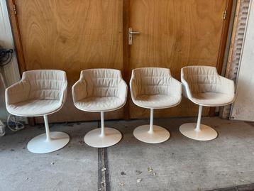 MDF Italia Flow Armchair Set van 4 - Design Massaud beschikbaar voor biedingen