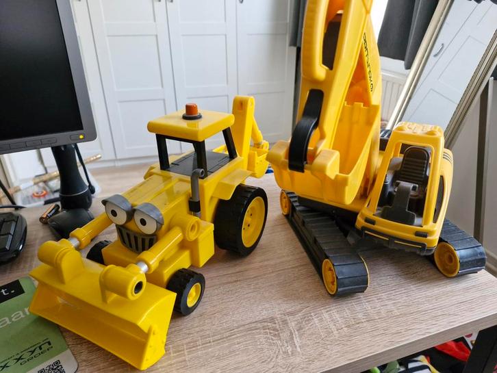 2 Graafmachines Speelgoed, Kinderen en Baby's, Speelgoed | Speelgoedvoertuigen, Gebruikt, Ophalen