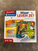 Clementoni Waar Leven Ze? Puzzel, Ophalen of Verzenden, Nieuw, Puzzelen