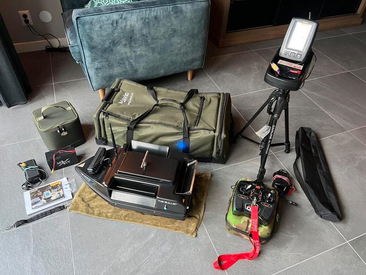 Boboot Bullet met Toslon TF640 GPS met veel extra’s, Watersport en Boten, Hengelsport | Karpervissen, Gebruikt, Complete set, Ophalen