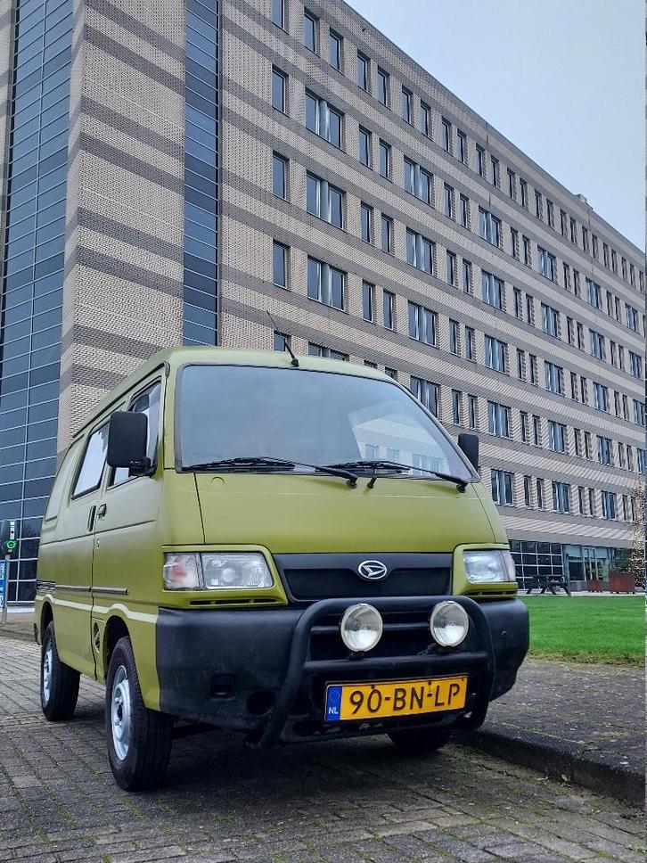 Piaggio Porter 1.3 mini-busje, Auto's, Bestelauto's, Particulier, Piaggio, Benzine, Euro 3, Handgeschakeld, Groen, Grijs, Kunstmatig leder