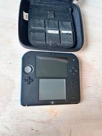 Nintendo 2DS + 2 games, hoes, pen en oplader, Blauw, 2DS, Ophalen of Verzenden, Gebruikt