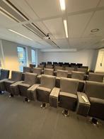 Gebruikte bioscoopstoelen - 30 stuks, Huis en Inrichting, Stoelen, Ophalen, Gebruikt, Metaal, Grijs