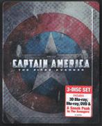 Captain America the First Avenger 3D+2D, STEELBOOK. Blu-ray., Ophalen of Verzenden, Zo goed als nieuw, Actie, Boxset