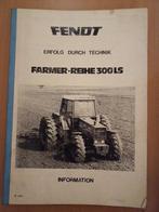 Informatie Fendt Farmer 300 LS serie, Boeken, Vervoer en Transport, Gelezen, Tractor en Landbouw, Verzenden