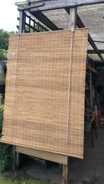Bamboe rolgordijn 133 breed, Ophalen, 100 tot 150 cm, Bruin, Zo goed als nieuw