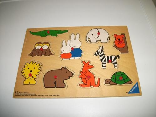 Puzzel Nijntje 10 delig, Kinderen en Baby's, Speelgoed | Houten speelgoed, Gebruikt, Overige typen, Ophalen of Verzenden