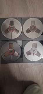 4 BASF Bandrecorder Banden - 18cm in Box, Ophalen of Verzenden, Bandrecorder, Met banden