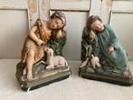 Brocante beeldjes van Jezus en Janneke, Ophalen of Verzenden