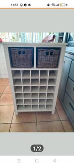 Wijn kastje, Huis en Inrichting, Ophalen of Verzenden, Gebruikt, Hout, Minder dan 50 cm