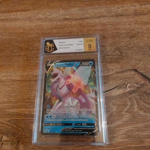 Origin Forme Palkia V - BCG 9 Mint, Hobby en Vrije tijd, Verzamelkaartspellen | Pokémon, Zo goed als nieuw, Losse kaart, Foil