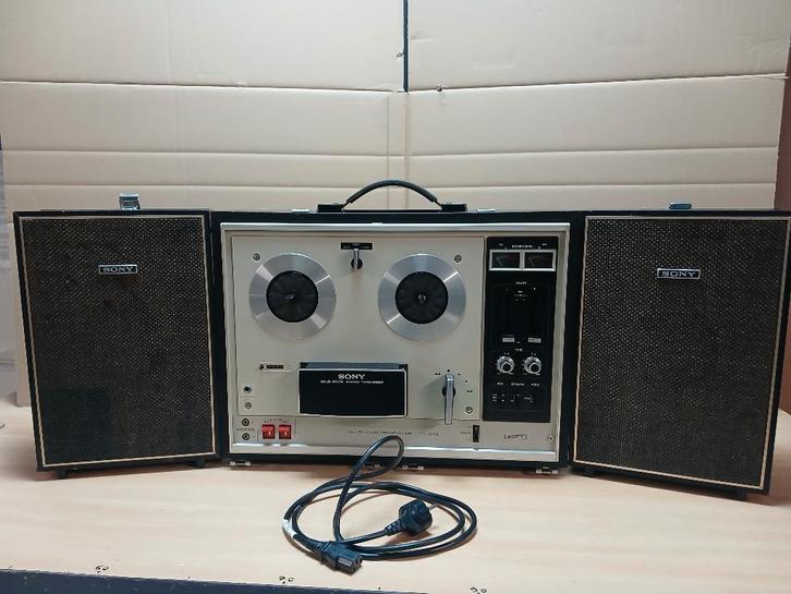 SONY TC 270 bandrecoder, Audio, Tv en Foto, Bandrecorders, Bandrecorder, Met stofkap, Met banden, Ophalen